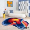 Playful & Bold Gradient Organic Abstract Hand Woven Area Rug