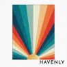 Retro Gradient Sunbeam Abstract Hand Woven Area Rug