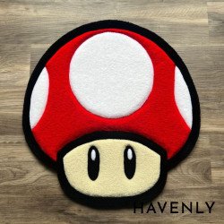 Super Mario Power-Up Mushroom Kids Hand Woven...