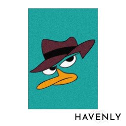 Perry the Platypus Cartoon Kids Hand Woven...