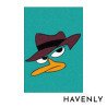 Perry the Platypus Cartoon Kids Hand Woven Decor Rug