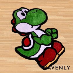 Super Mario Yoshi Kids Hand Woven Decor Rug