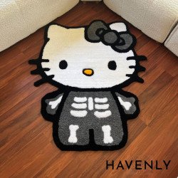 Hello Kitty Pop Art Hand Woven Area Rug