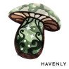 Textured Mushroom Hand Woven Area Rug